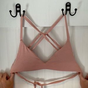 Boys + Arrows Nude Bikini Top
